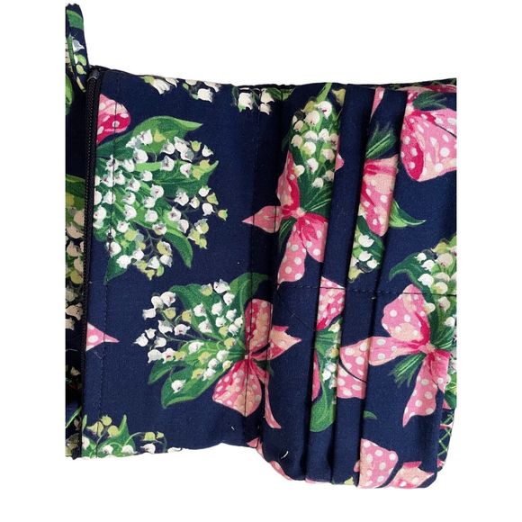 Vera Bradley Crossbody Wallet New Breast Cancer Awareness Floral - Picture 6 of 9